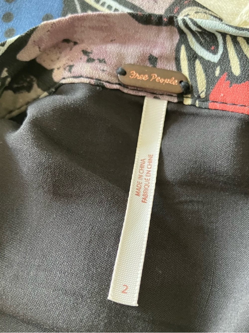 FREE PEOPLE Colorful Floral Maxi Skirt Size 2 (Like a 6) - Picture 11 of 13